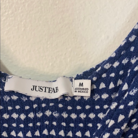 Blue Patterned Jumpsuit - Picture 2 of 4